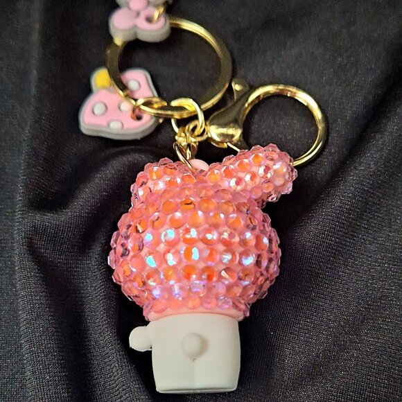 My Melody Bedazzled Keychain/Charm, My Melody/ Hello Kitty Bling, Unique Gift - Picture 2 of 2